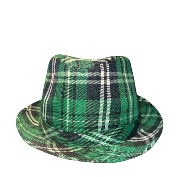 Green Plaid Fedora Hat perfect for St.Patty’s Day! ☘️ - Picture 13 of 17
